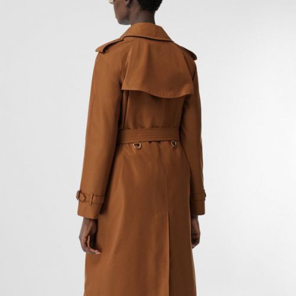 Burberry Long Waterloo Heritage Trench Coat Chestn - Picture 6 of 13